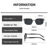 2025 Trend Men's Frameless Cut-Edge Metal Sunglasses - Stylish Fishing & Driving Glasses