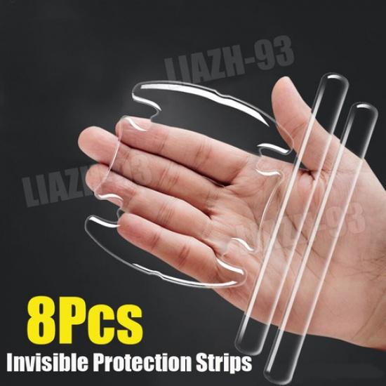 8 шт. Невидимая накладка-защита на ручку двери автомобиля от царапин, утолщенная