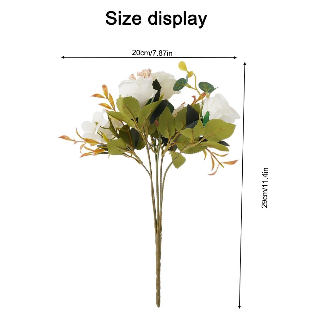 Fake Artificial Flower Bouquet Bunch Party Decor Home Garden Decoration Decorate