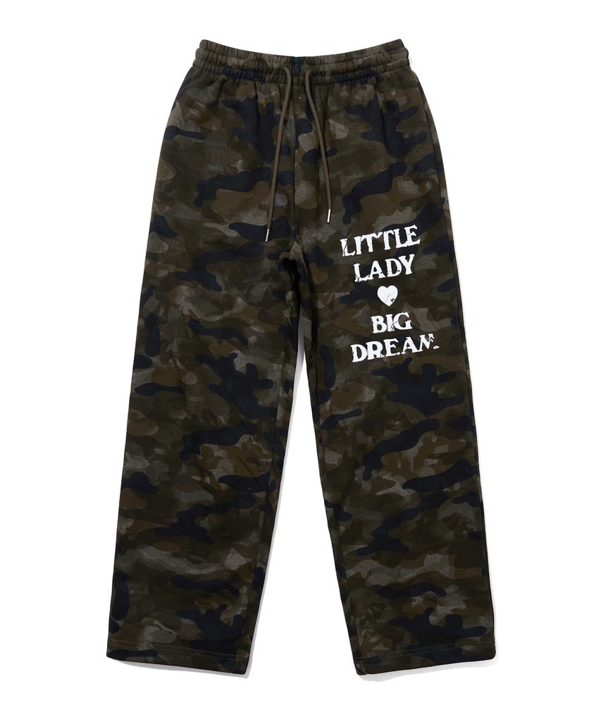 YOUHEE Graphic Camo Sweat Pants_Khaki
