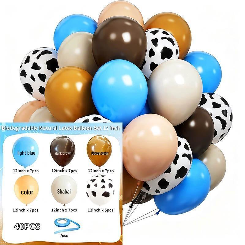Neues Jahr Matt Glitzer Metallisch Latex Ballon Set für Dekorative Foto Atmosphäre