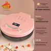 Bistecchiera Elettrica con Riscaldamento a Doppia Faccia e Spegnimento Automatico per Pancake e Crêpes
