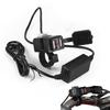 Motorcycle USB Power Supply Waterproof Charger with Switch USB 2