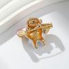 Cartoon Cool Tooth Brooch Zinc Zinc Zinc Alloy Hat Teeth Brooch Fashion Clothing Corsage  Banquet Party