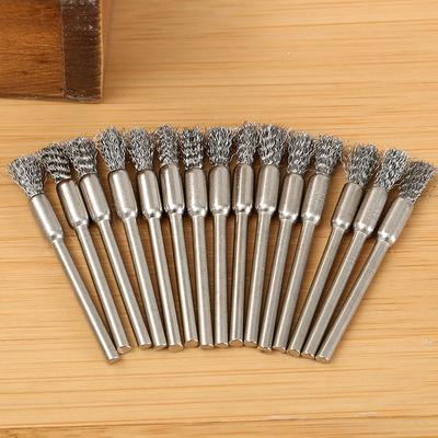 5 x 3 mm rotierender Stahldraht-Radbürstenbecher-Werkzeugschaft F8Q9
