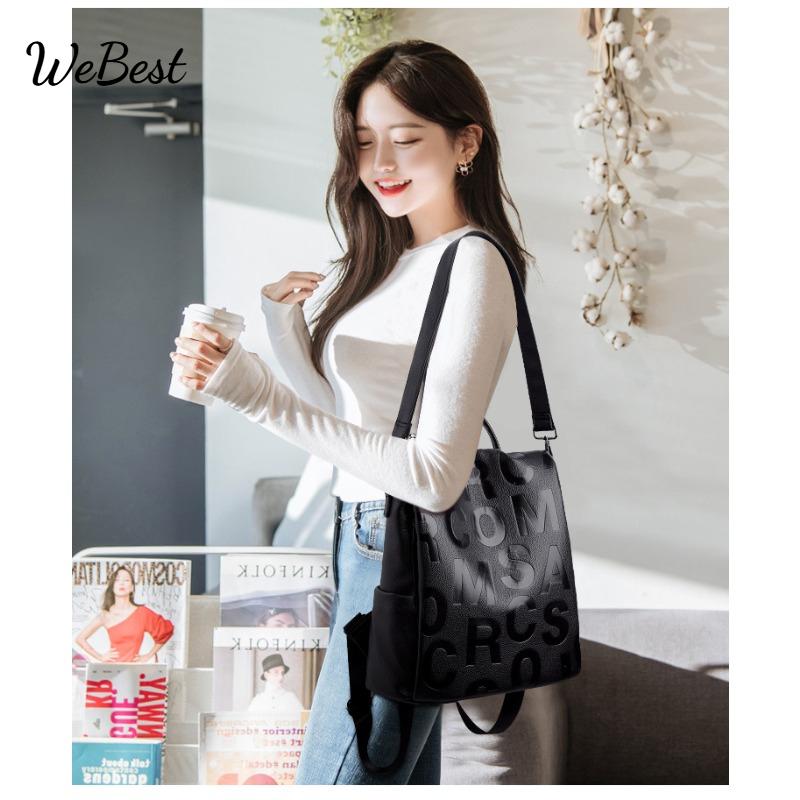 

Double Shoulder Fashionable Leisure Travel Bag чорний
