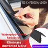 Universal Fit Car Rubber Sealing Strips V-Shape Design Waterproof Strip  Glass Gap Sealing
