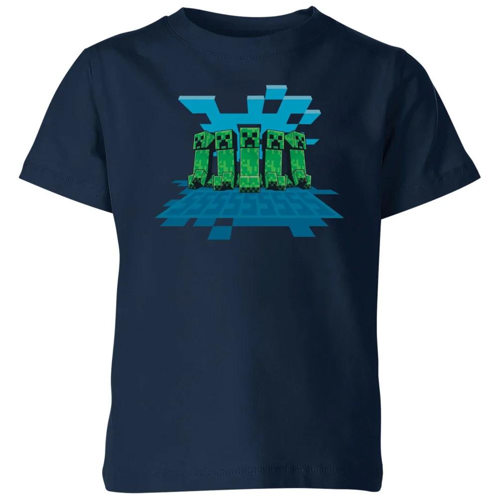 Minecraft Horizon Kids  T-Shirt - Navy - 3-4 Years 100