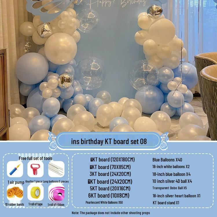 Butterfly-Themed Balloon Decorations for 18th Birthday Celebration Backdrop