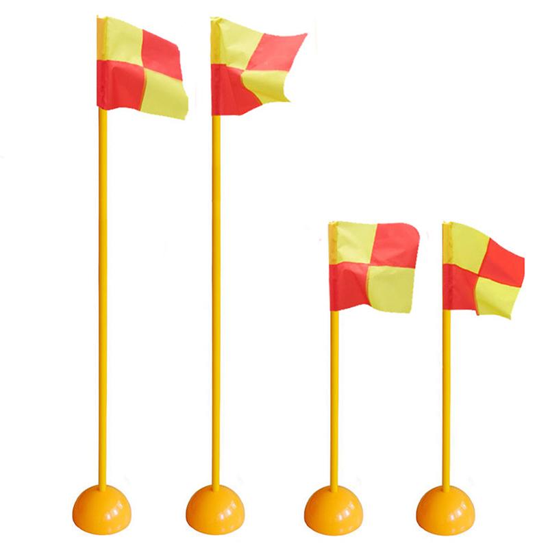 1 Pezzo Base ad Iniezione d'Acqua Porta da Calcio Bandierina Logo Palo Segnale Attrezzatura per Allenamento Segnaletica Bastone Segnalatore di Ostacoli
