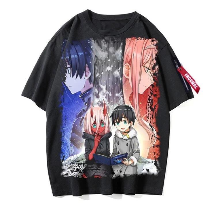 DARLING in the FRANXX аниме манга Футболка рубашка майка полиэстер унисекс S