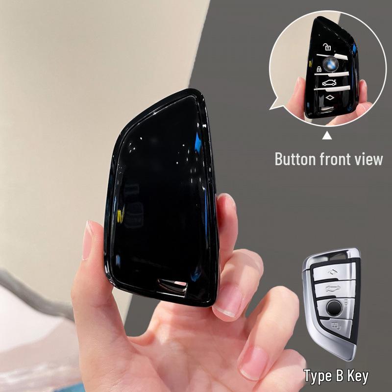 Key Case for BMW: Compatible with X3, X1, New X5, X2, 5 Series 530Li/525, iX1, i4, i5, XM Models