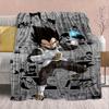 Dragon Ball Anime Flaneldecke - Weich Warm Perfekt für Sofa, Bettwäsche Camping Reise Büro Heimdekoration -QJY