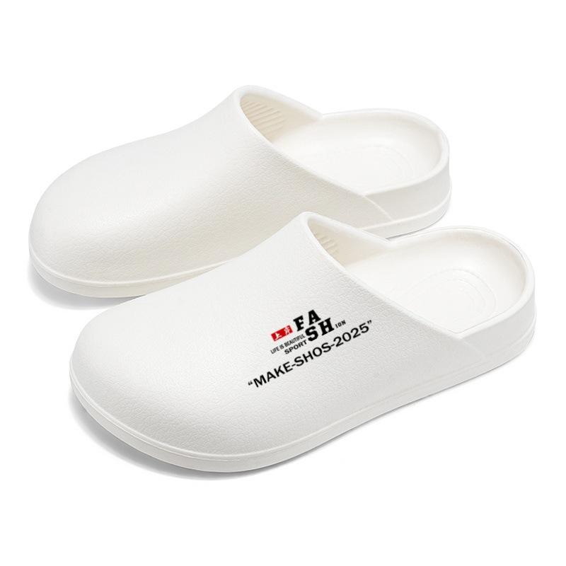 EVA weicher Boden auf Scheiße treten Gefühl Baotou Slipper große Größe Mode Freizeitschuhe rutschfest und desodorierend Arbeit Boken coole Hausschuhe
