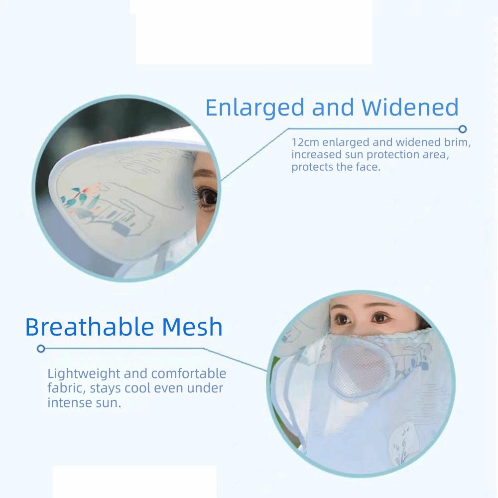 Neck Flap Fishing Hat UV Protection Outdoor Working Cap Men Women Sun Hat  Fishing