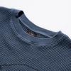Dyutelo Museum Piece New York City Waffle Long Sleeve Vintage Blue