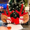 2 Pcs/set of Christmas Hair Clips Hair Accessories Sweet Party Antler Top Clip Women's Fashion Festival New Year Hairs Accessory