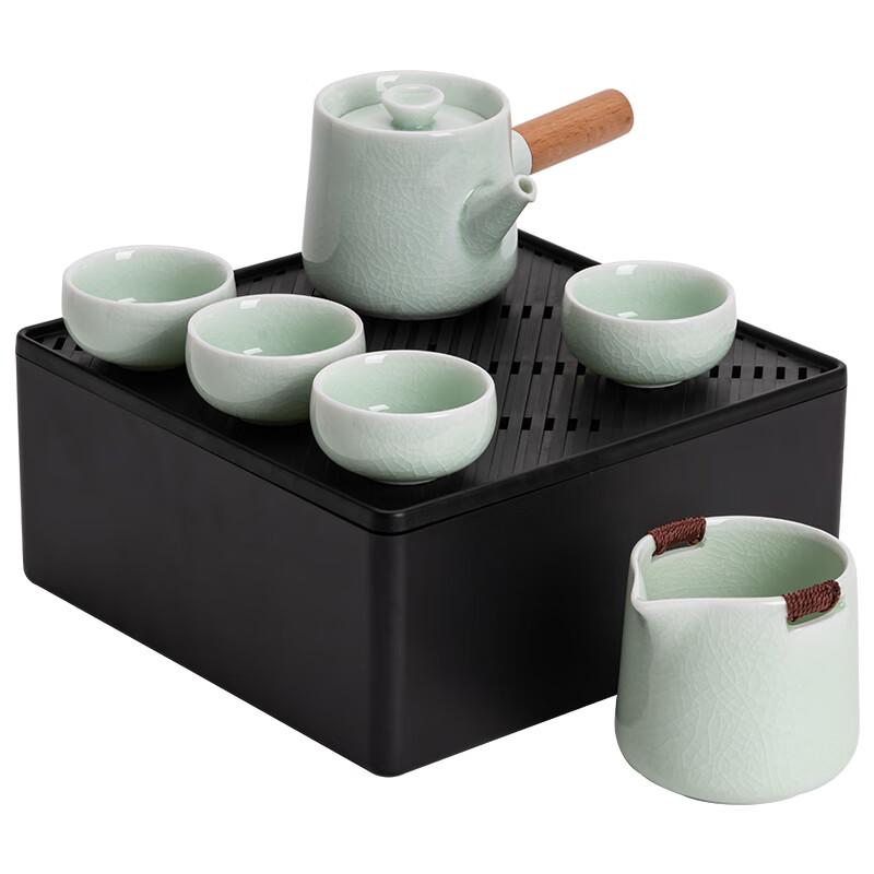 Ge Yao Ceramic Travel Tea Set