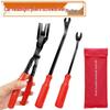 3-Piece Automotive Fastener and Rivet Removal Tool Set: 6-inch & 8-inch Screwdrivers, Pliers for Car Clip and Decorative Opening.