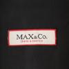 MAX&CO 2WAY Batting jacket 40 black Women Used