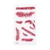Face Body Art Horror Wound Temporary Tattoos Halloween Tattoo Stickers Fake Tattoo Horror Scar