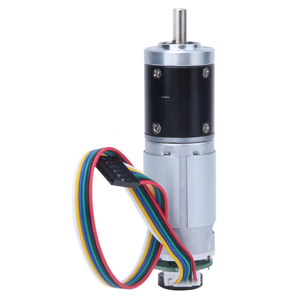 12V 330RPM Metal DC Geared Motor Speed Reduction Motor with Encoder