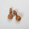Essential Oil Massage Stick Spa Massage Oil Teak Stick Face Body Massage Hammer Wooden Massager Wooden Round Ball Massager