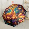 Arcane Stag Portable Automatic Umbrella Compact 8 Rib Design Durable Plastic Iron Perfect for Outdoor Adventures Fashionable