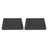 2pcs White Side Exhaust Port 141*125mm Ventilation Side Wall Ventilation Opening  Wall Ventilation