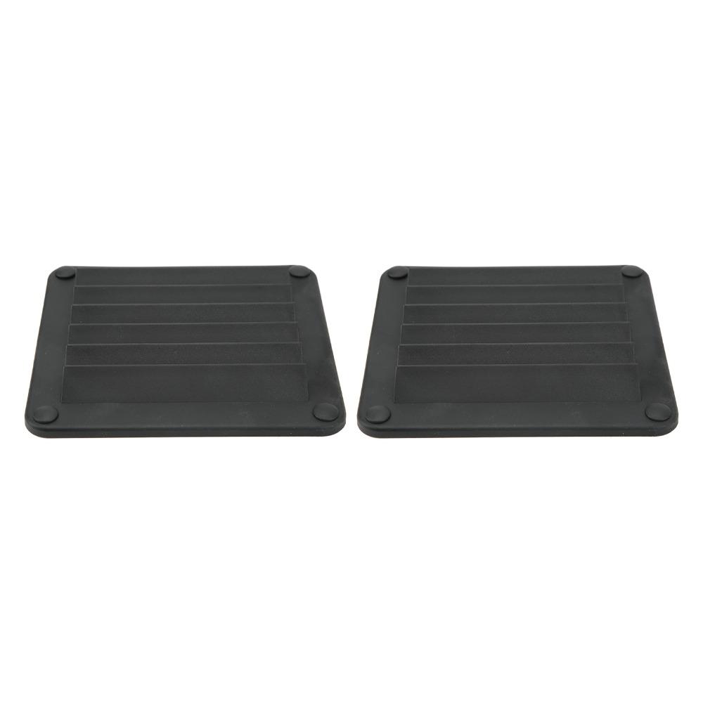 2pcs White Side Exhaust Port 141*125mm Ventilation Side Wall Ventilation Opening  Wall Ventilation