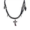 Heavyweight Stylish Cool Irregular Cross Star-shaped Necklace for Both Men and Women, Collar Chain