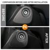 For Peugeot 2008 208 308 2013-2018 Abs Carbon Fiber Ignition Key Ring Cover Trim Sticker Car Interior Accessories
