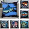 Popular Gear Brand BBerkleys Cushion Cover Plush Fabric Soft DoubleSided Printed Sofa Warm Winter Home Child Gift Pillow Case