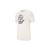 Nike T Shirts Men's White Crew Neck Moderate Straight Fit AO0650-133