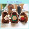 Plush Toy Kapibara Keychain Bag Decor Pp Cotton Stuffed For Kids Gift Decor