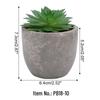Indoor Retro Succulent Bonsai Fake Flower Ornament for Home and Living Room Décor