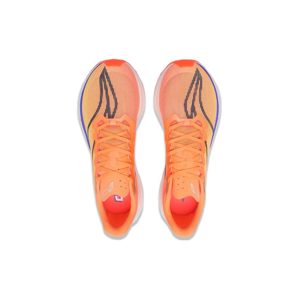 LiNing Feidian 3.0 Challenger Comfortable Versatile Shock Absorbing Low Top Running Shoes Men Sneakers Honeydew-Orange ARMT037-14