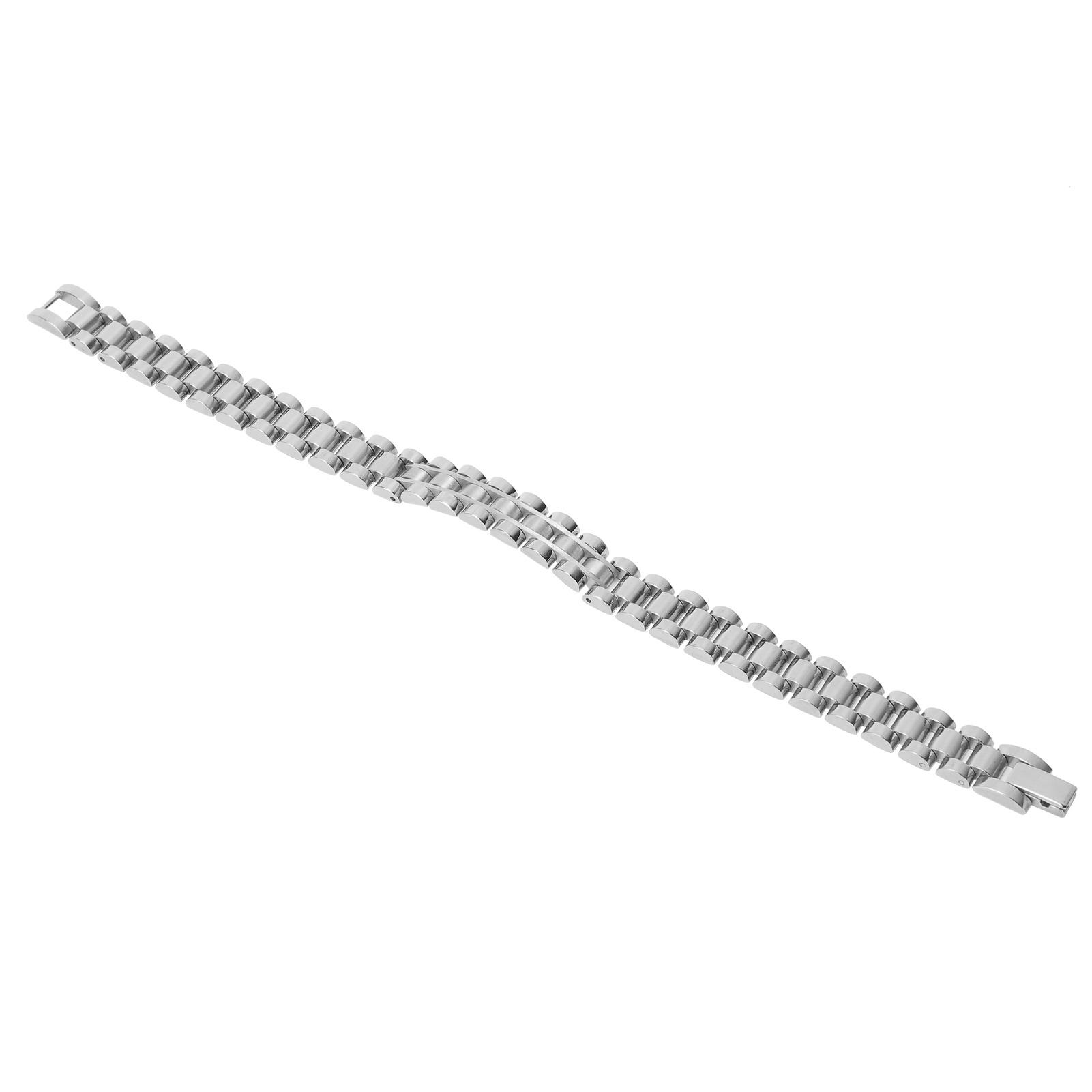 

Stainless Steel Bracelet Elegant Simple Bracelet Jewelry Accessories Gift Silver White