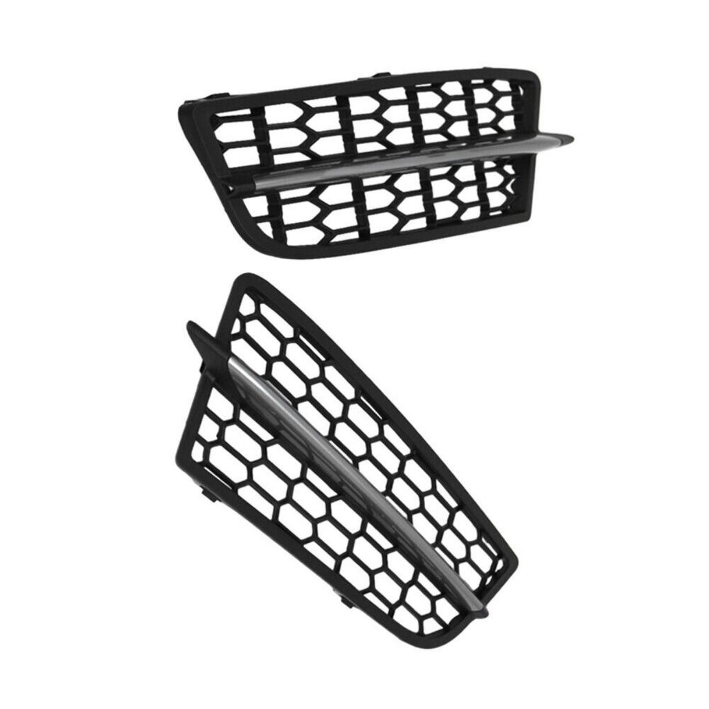 Pair Front Bumper Fog Light Grille Lower Covers Grill For BMW 1 Series F20 F21 M Model 2011 2012 2013 2014 2015 Fog light Cover