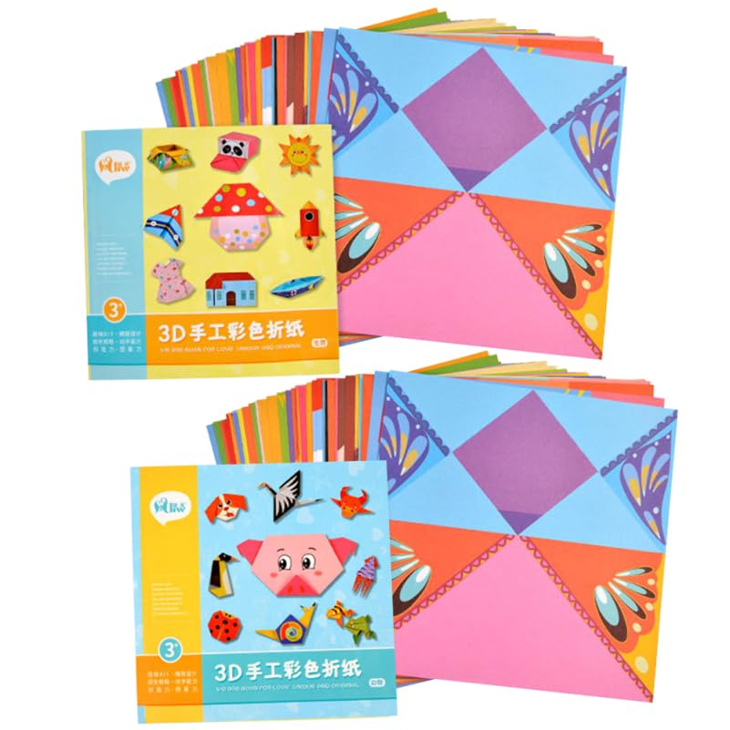 

STOBOK Оригами 2 Цветное Ручное Оригами Дюймы для Животных и Поделок Бумага, Наборы, Бумага, 5,51 Квадратный, Стиль Жизни, Детские