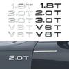2026 Hot 3D ABS Car Sticker Rear Trunk Logo Badge Sport Edition Emblem For Audi TT Q3 Q5 Q7 A4 A5 A6 A7 A8 1.8T 2.0T 3.0T Car Accessories