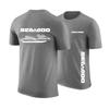 2026 Sea Doo Seadoo Moto New Summer Men's Brand T-Shirt Short Sleeve Round Neck Casual Fit Comfortable Quick Drying T-shirt Tops