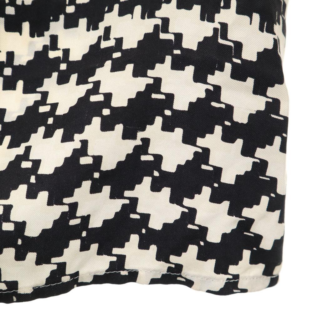 Max Mara Made In Italy Geometric Pattern Long Sleeve Shirt Special Wing Women Used