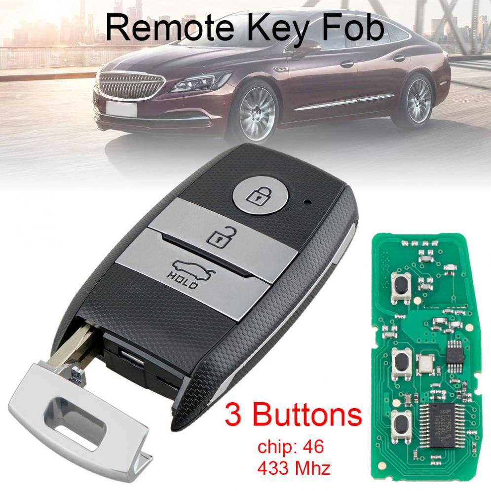 433MHz ID46-PCF7952A Chip Smart Remote Auto Key Card Fob Voor Renault Megane 3 Laguna 3 Scenic Fluence Keyless Handsfree