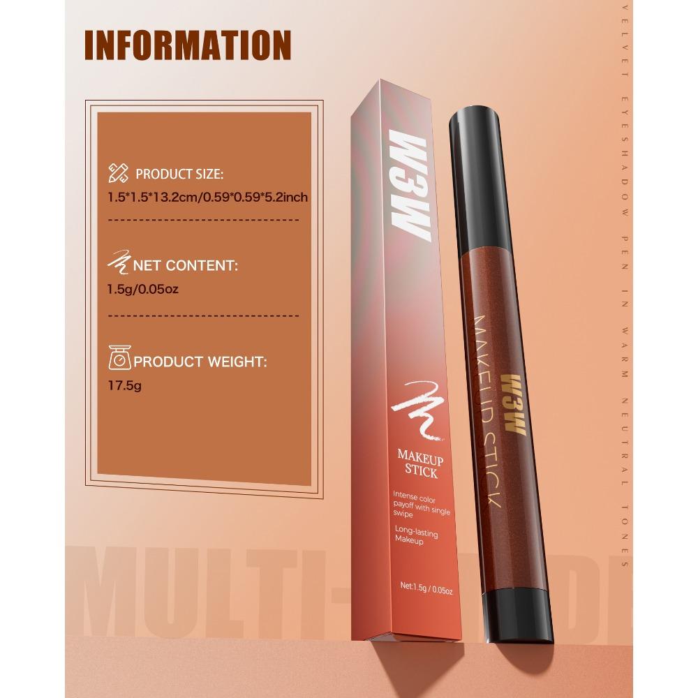 Eyeshadow Stick Creamy Blendable, Multi Shades Matte & Shimmer, One Swipe Eye Look
