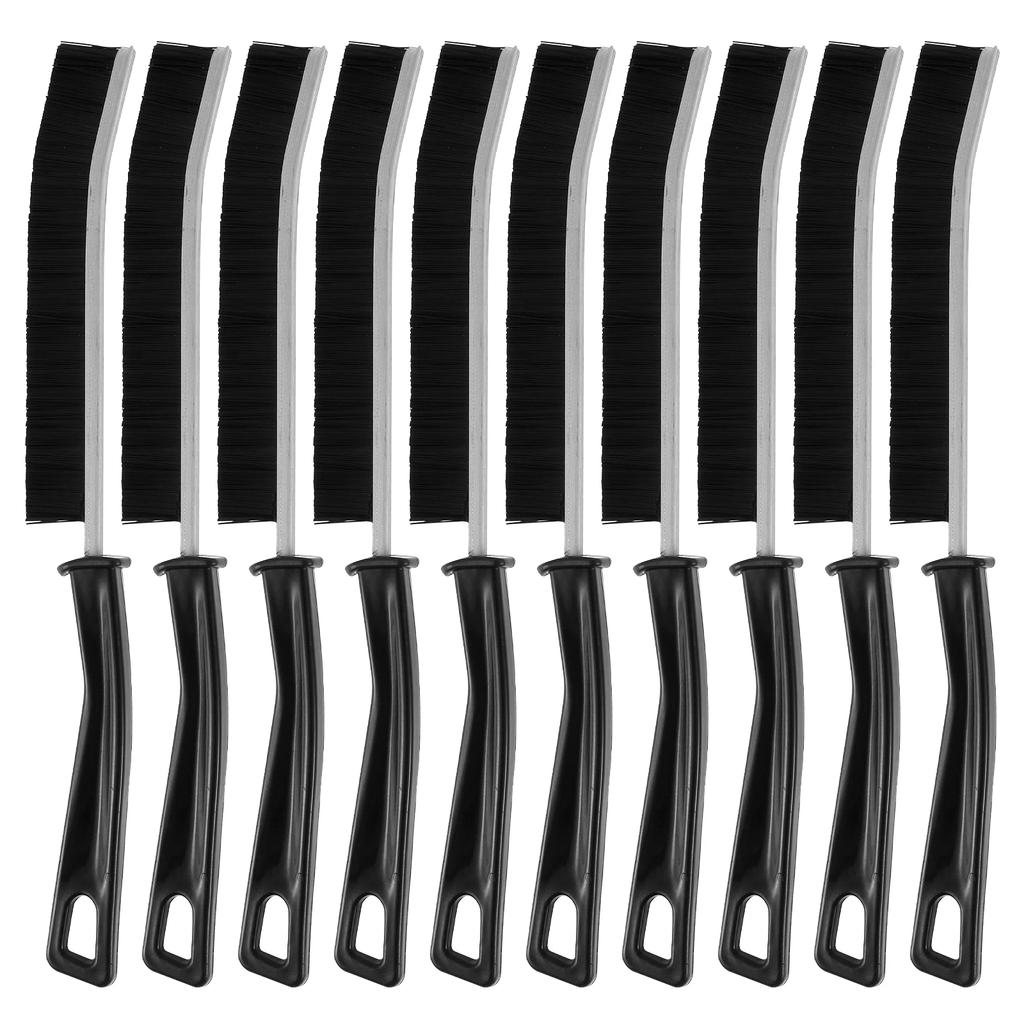 10 Piece Multifunctional Slit Brush Cleaning Brush Micro Door And Window Track Groove Slit Tube Cleaning Scrub Brush