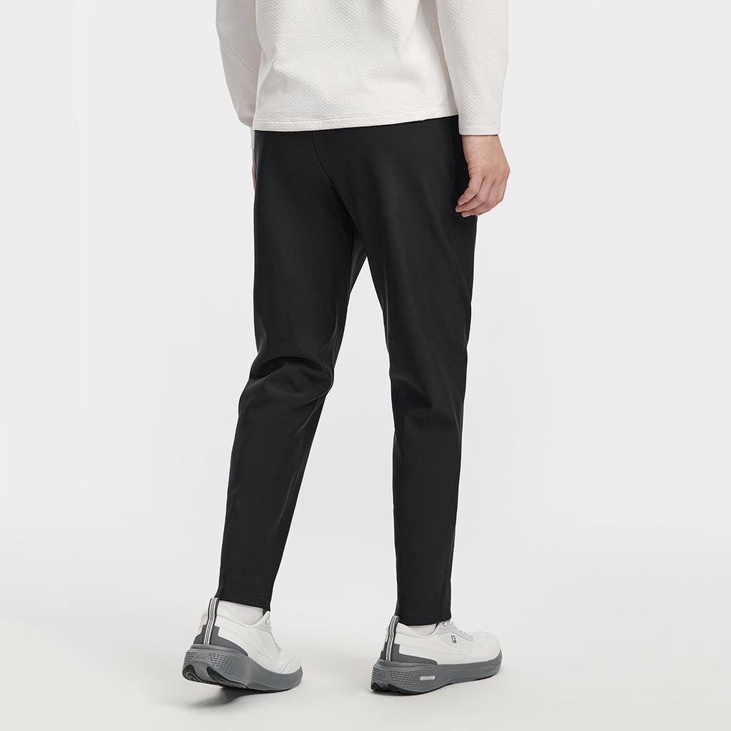 Fila A.P. Simple Casual Training Versatile Comfortable Knitted Sports Pants Men Bottoms Deep-Black A11M611603FBK