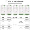 2,4 GHz LED-Controller RF-Fernbedienung für Dimmbare CCT RGB RGBW LED-Streifenleuchten Kabelloser Dimmer COB 2835 5050 LED-Beleuchtung DC12V-24V
