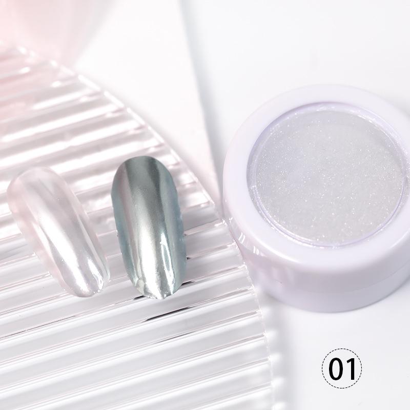 Moonlight Aurora Iridescent Mirror Glitter Nail Art Powder