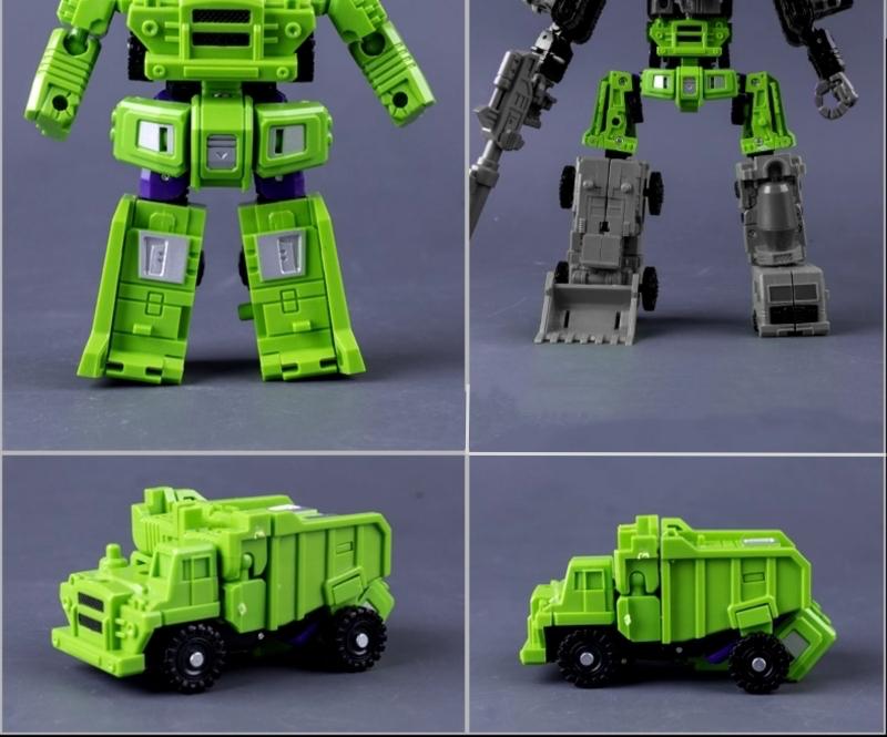 Baohaixing 6 in 1 Cool MINI 21CM Transformation Devastator Classic Toys Action Figure KO GT Truck Crane Model Robot Boy Gift